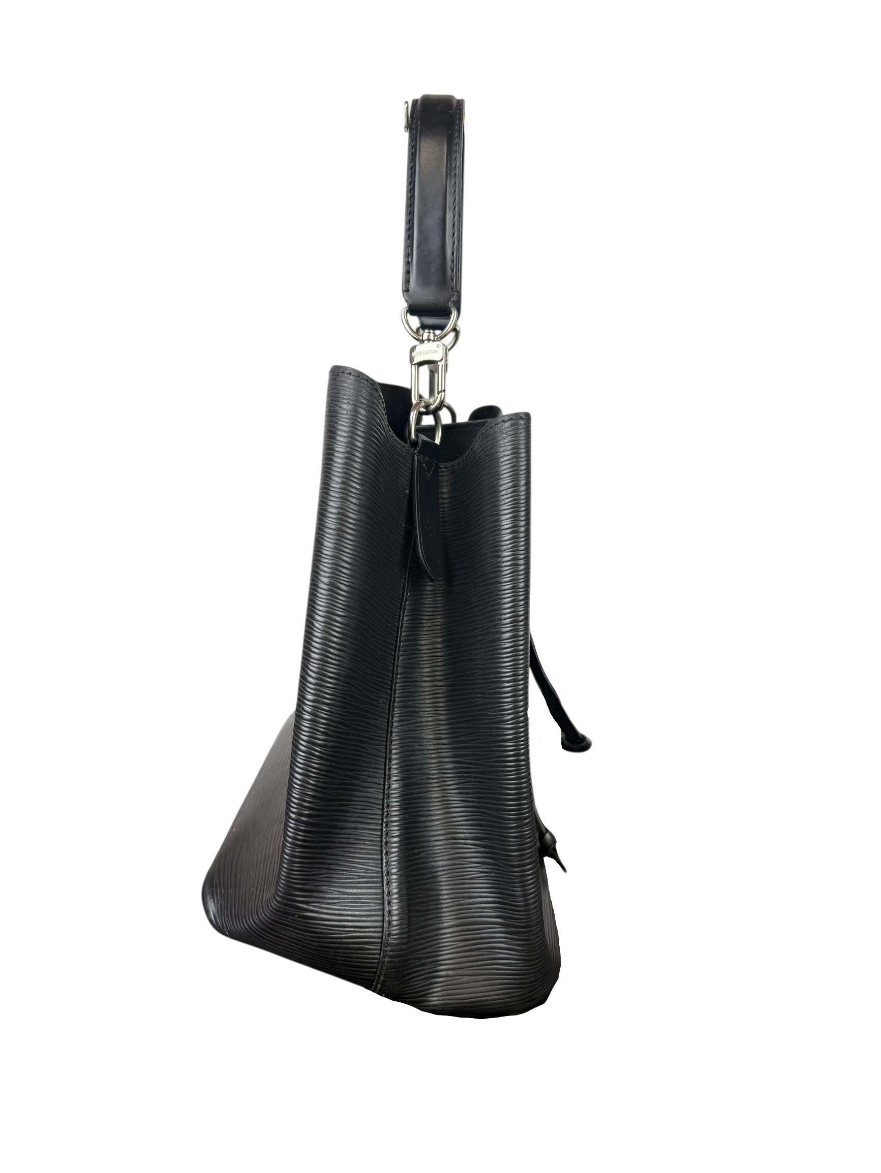 Louis Vuitton Epi NeoNoe MM Black Leather Handbag