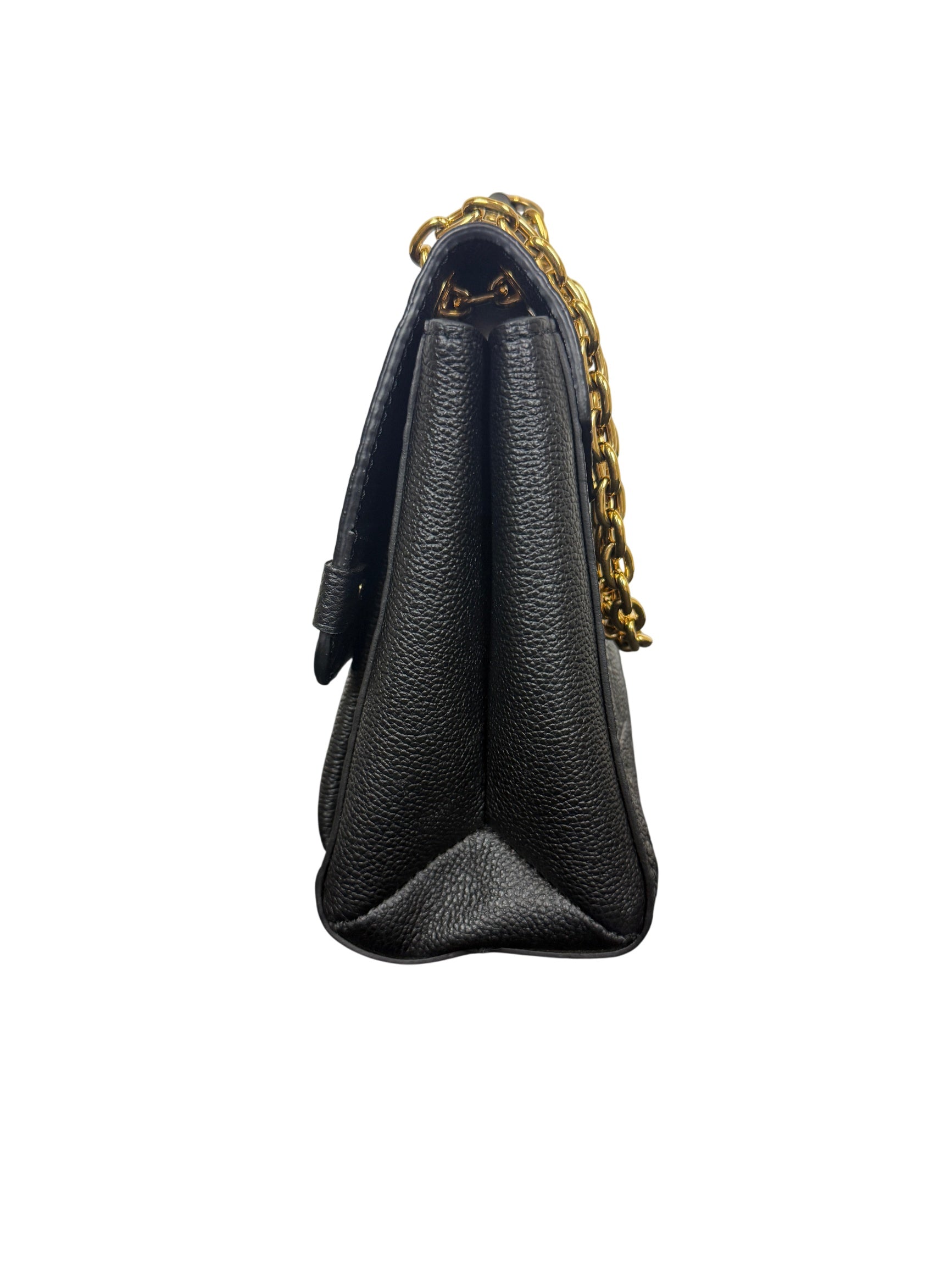 Louis Vuitton Vavin PM Black Monogram Empreinte Leather Shoulder Bag