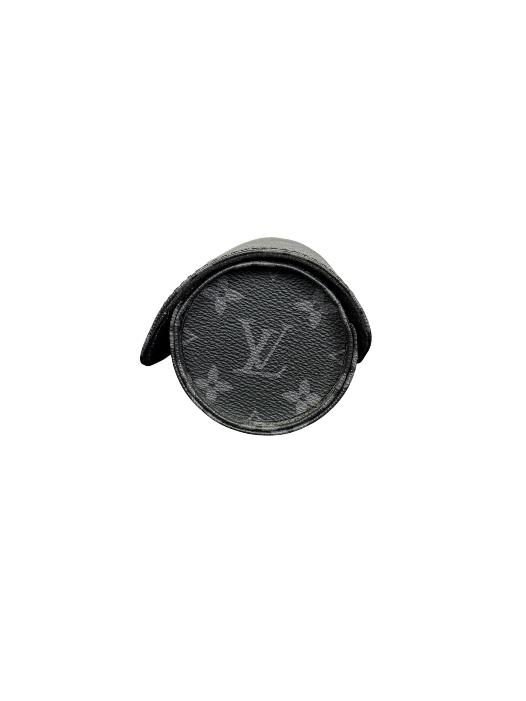 Louis Vuitton Monogram Eclipse 3 Watch Travel Case