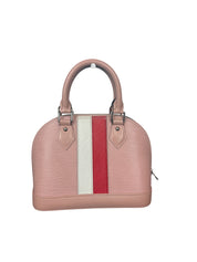 Louis Vuitton Alma BB Epi Leather Pink with Red and White Stripes