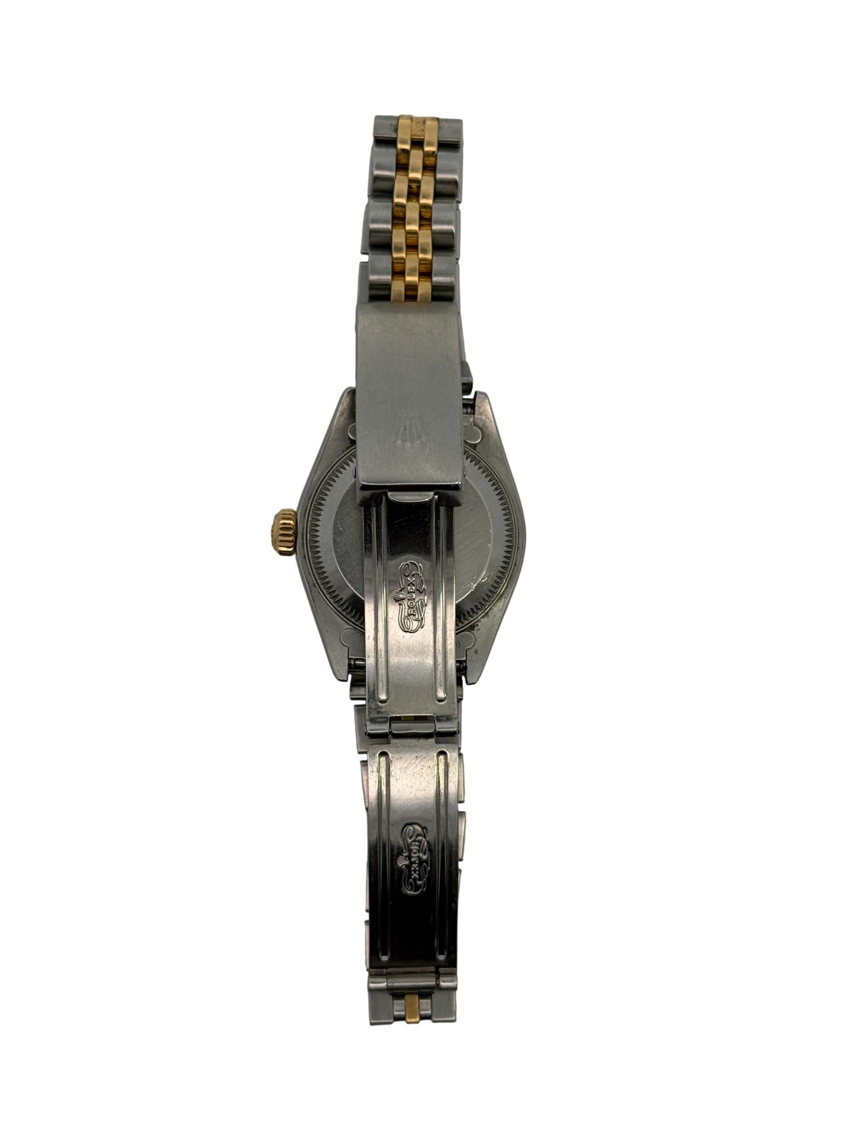 Rolex Lady-Datejust 26mm Two-Tone Stainless Steel & 18K Gold, Mother of Pearl Diamond Dial, Ref. 69173