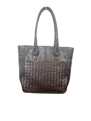 Vintage Bottega Veneta Intrecciato Small Leather Tote Bag