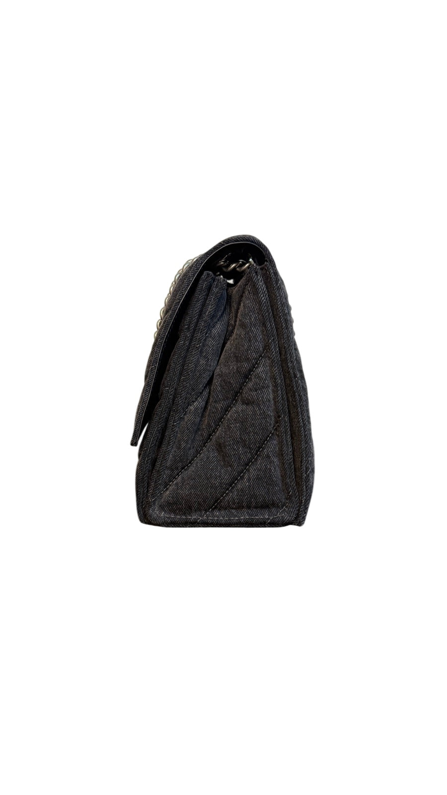 Balenciaga Quilted Denim Handbag