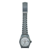Rolex Oyster Perpetual Datejust 31mm SS 1990 Silver & Diamond Dial, 68274