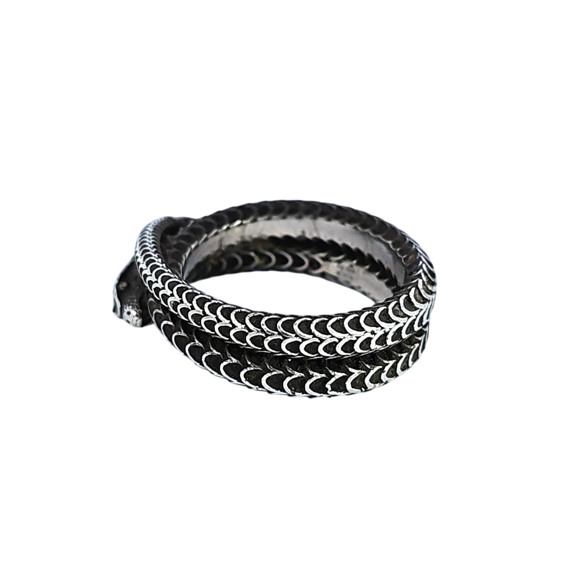 Gucci Snake Ring Sterling Silver 925
