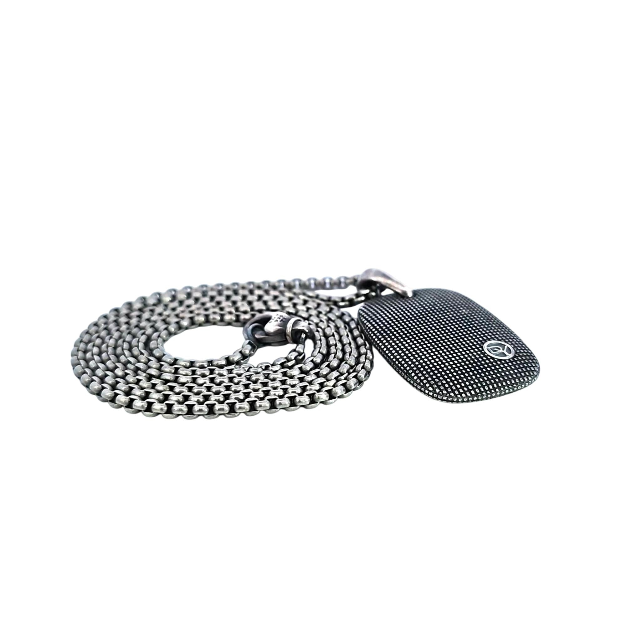 David Yurman Dog Tag Necklace
