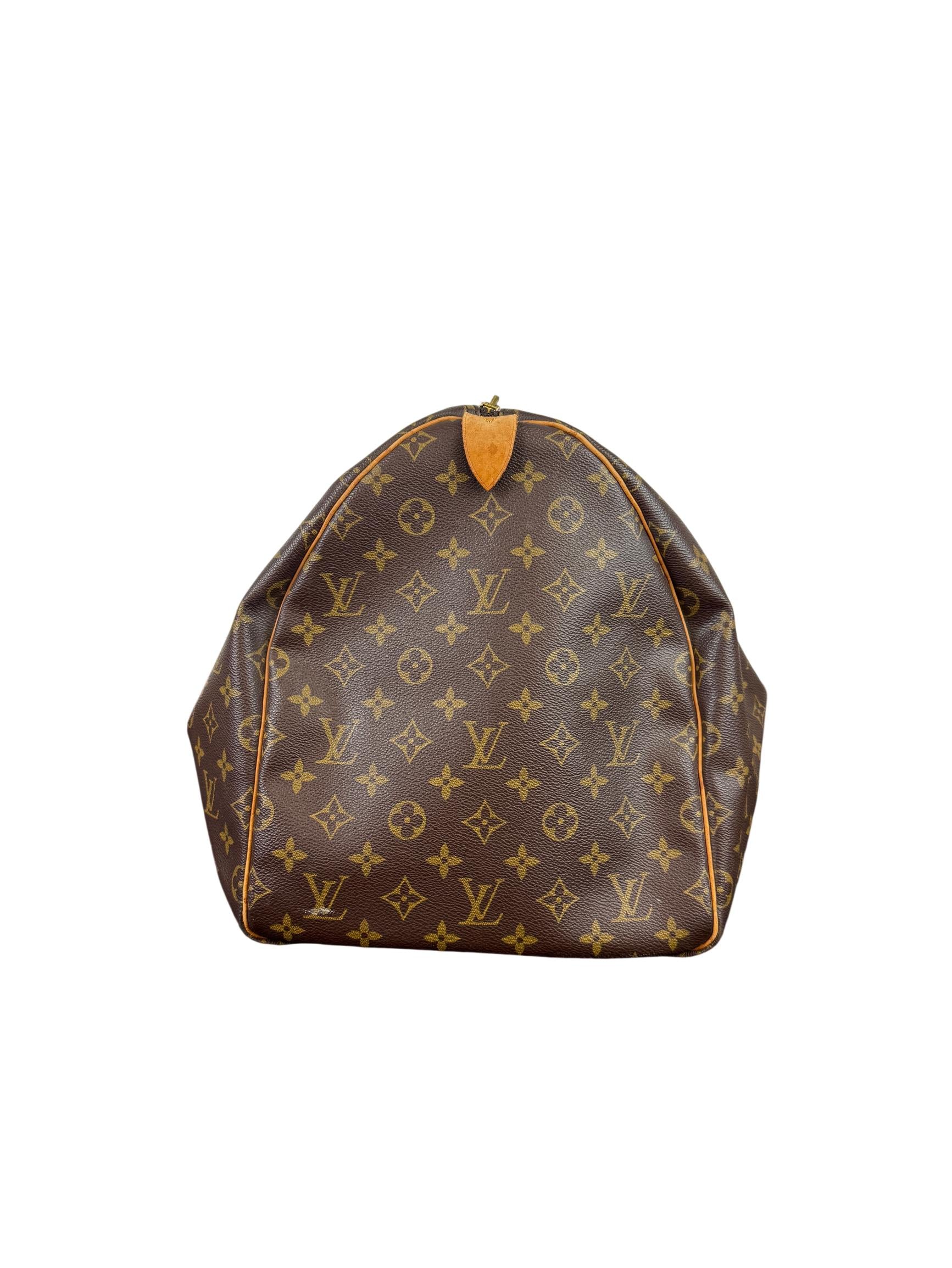 Louis Vuitton Keepall 55 Monogram Canvas Duffel Bag