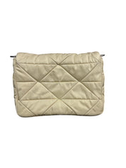 Prada Desert Beige Padded Re-Nylon Flap Shoulder Bag