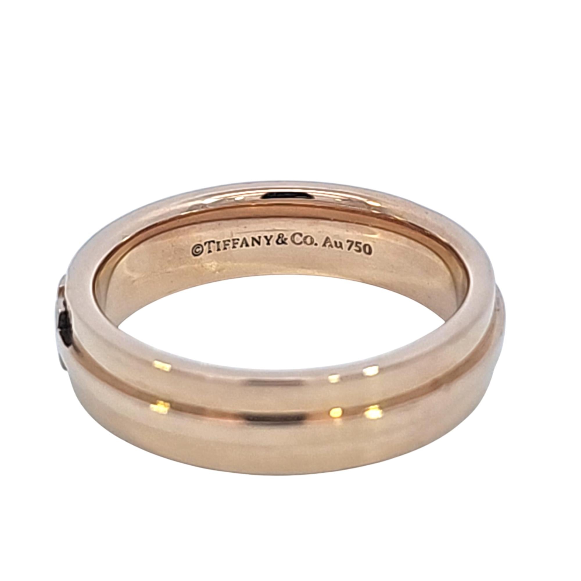 Tiffany & Co. "T" Wide Ring in 18k Rose Gold