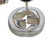 Gucci Interlocking GG Sterling Silver Stud Earrings