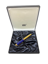 Mont Blanc Meisterstück Solitaire Ramses II Lapis Lazuli Vermeil Fountain Pen