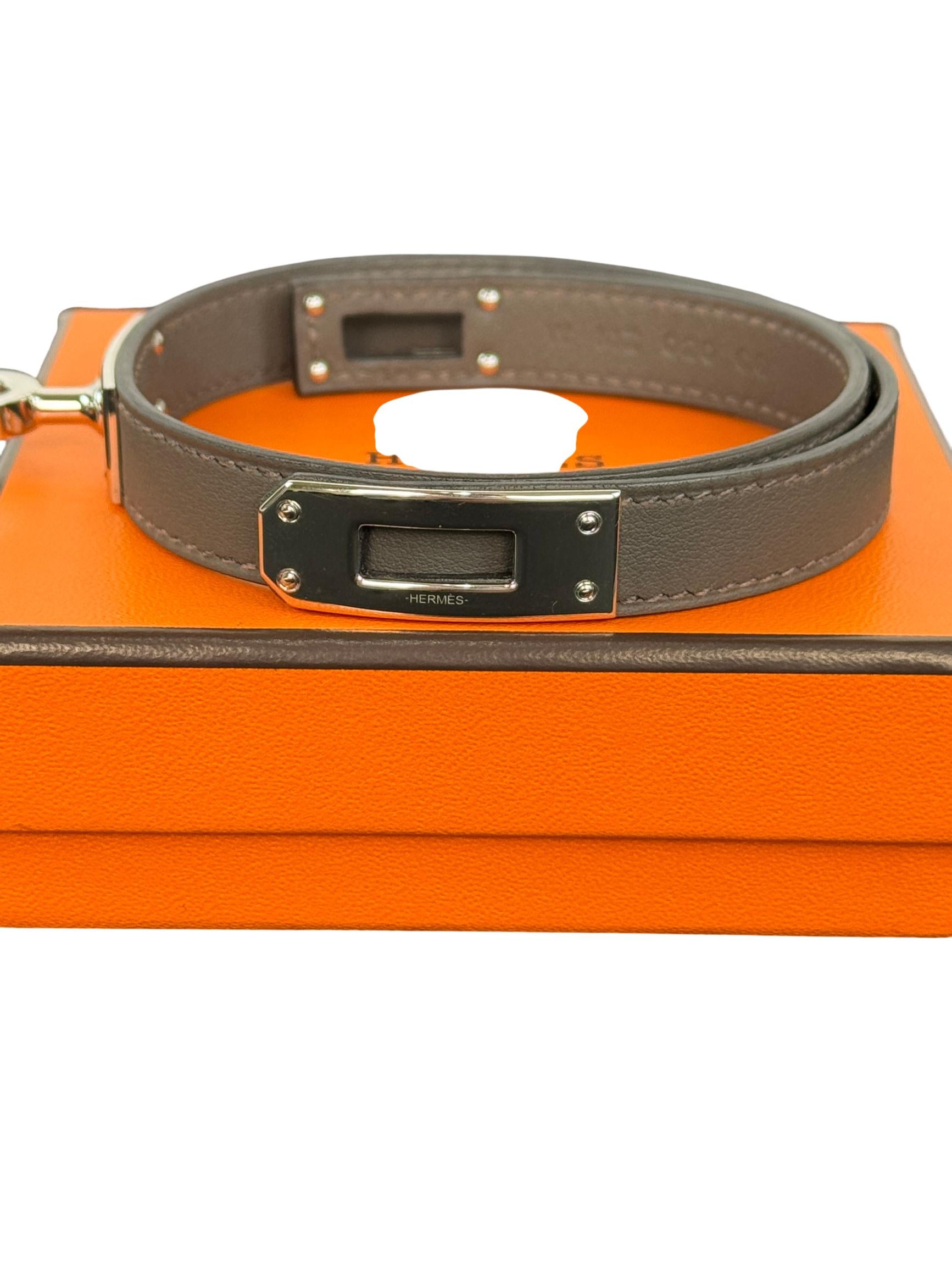 Hermès Kelly Double Tour Leather Bracelet