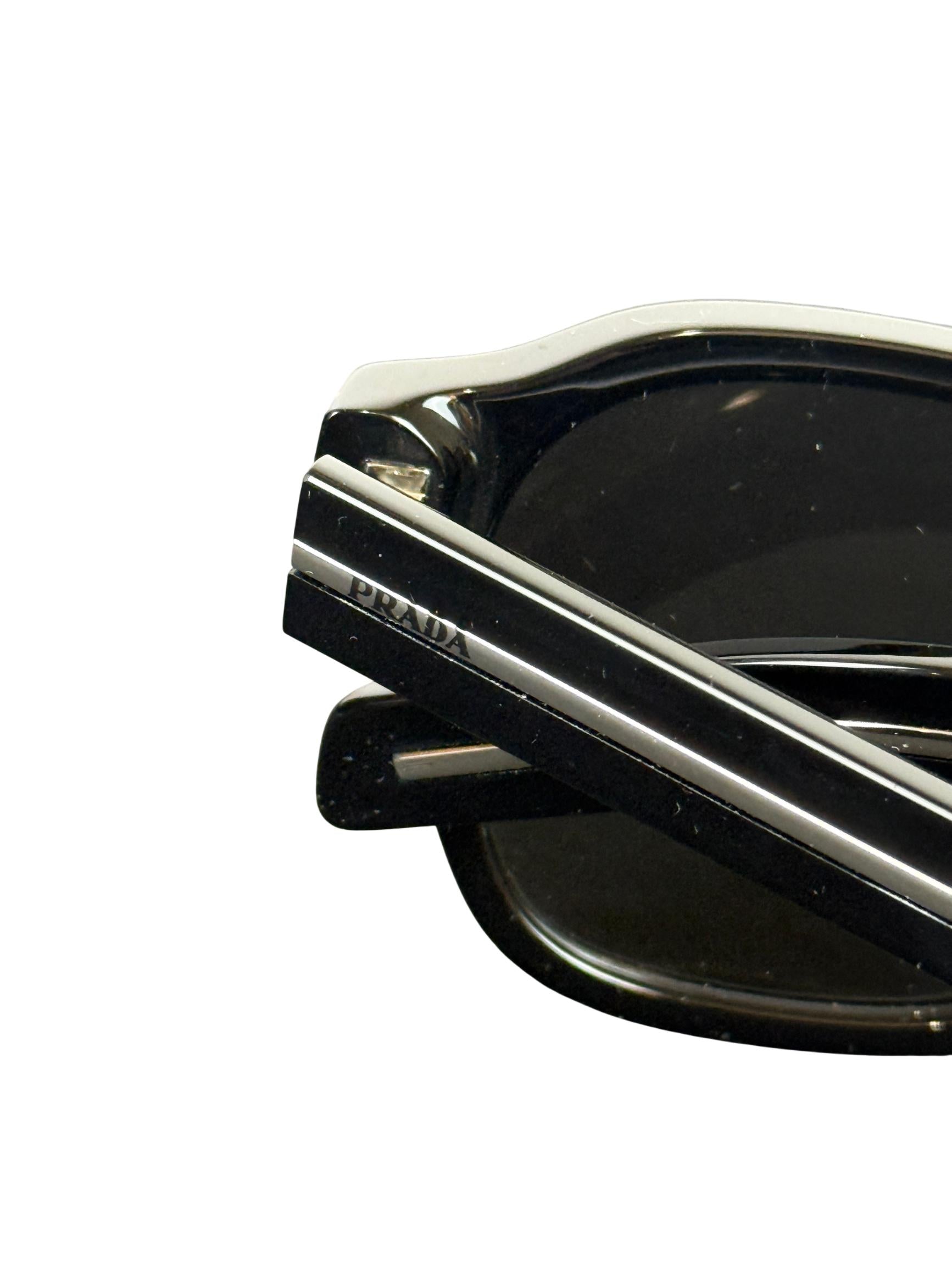 Prada PR A16S Black Frame Sunglasses