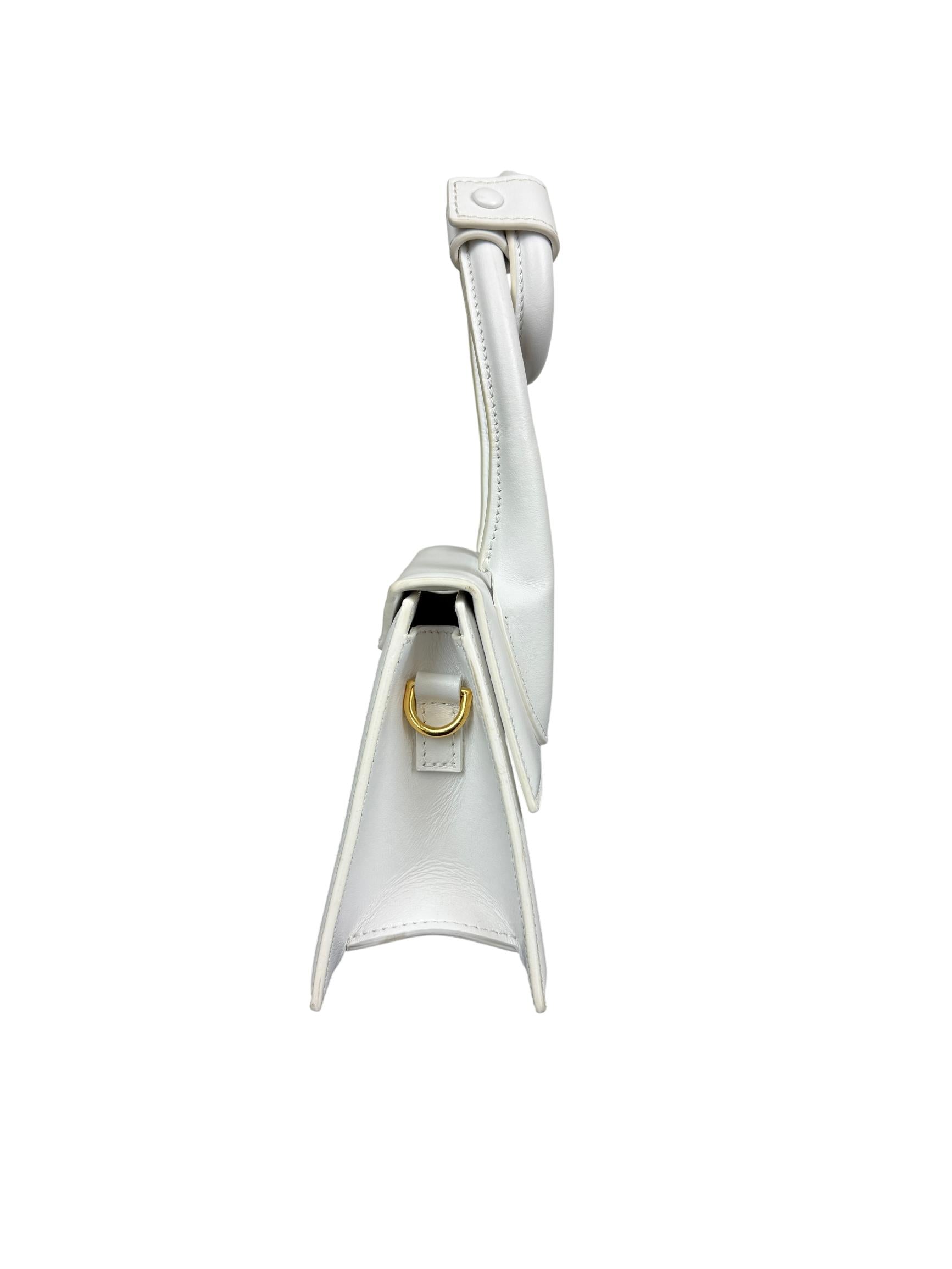 Jacquemus Le Chiquito White Leather Bag