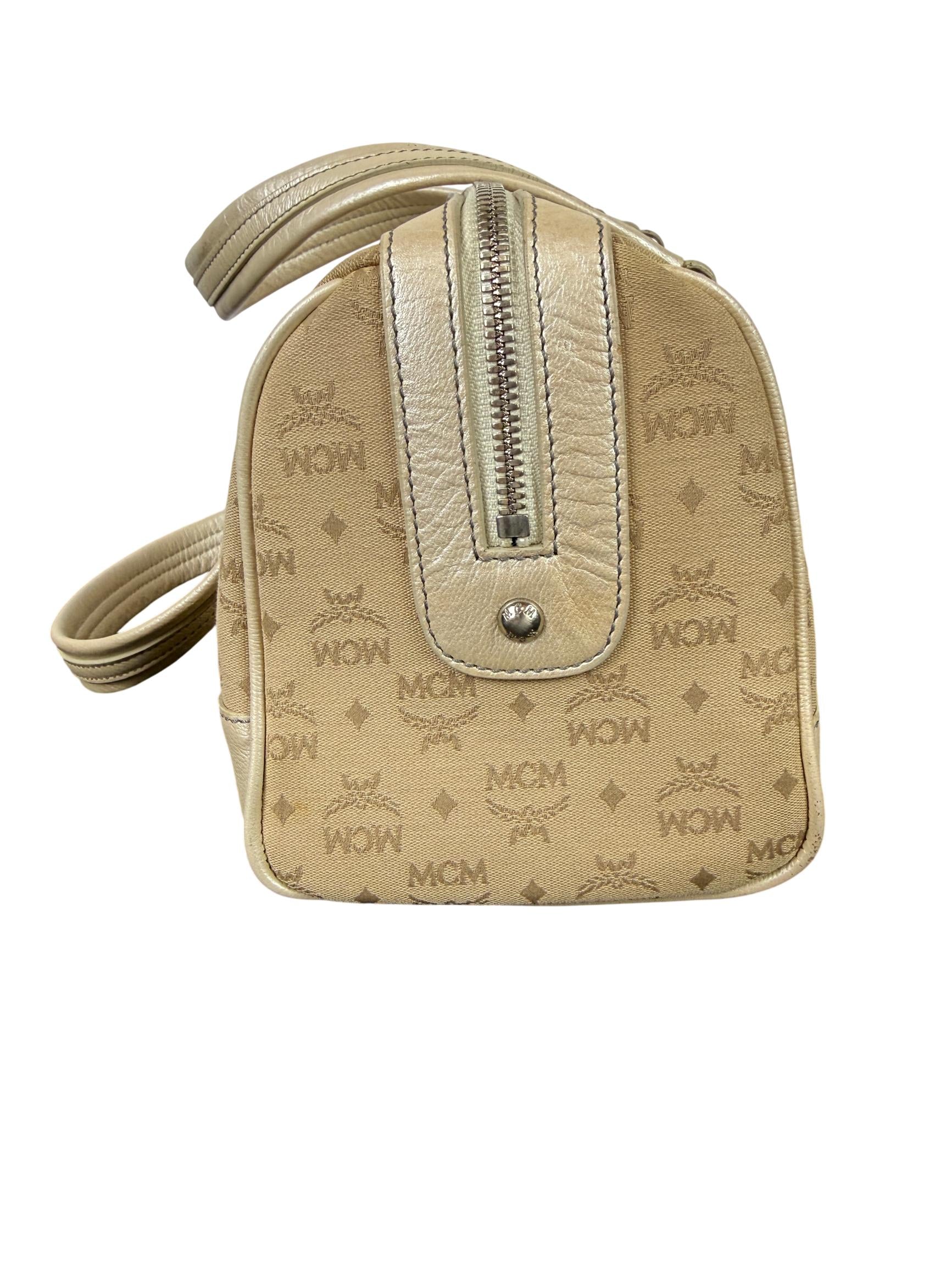 MCM Visetos Bowling Bag