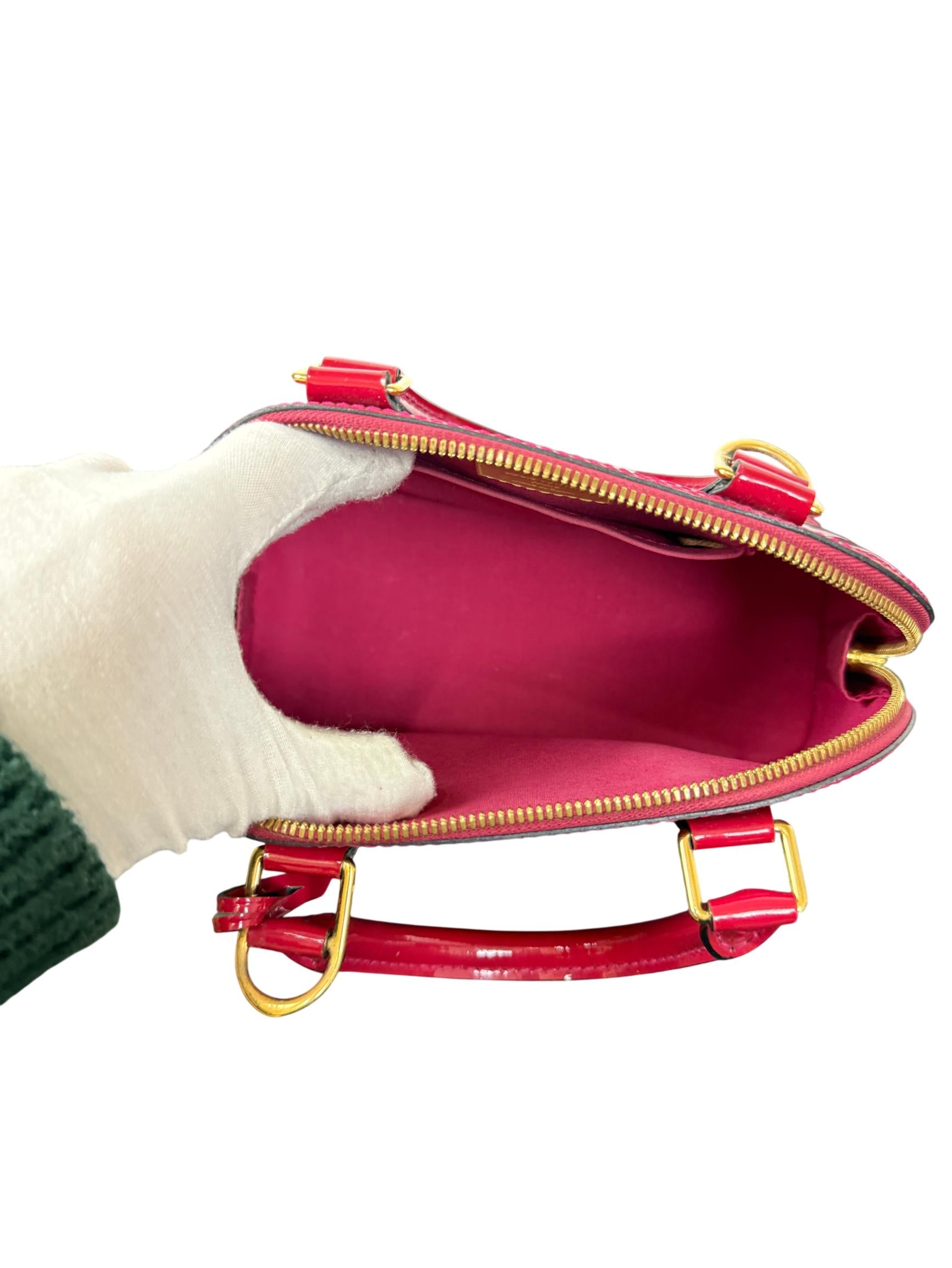 Louis Vuitton Alma BB Monogram Vernis