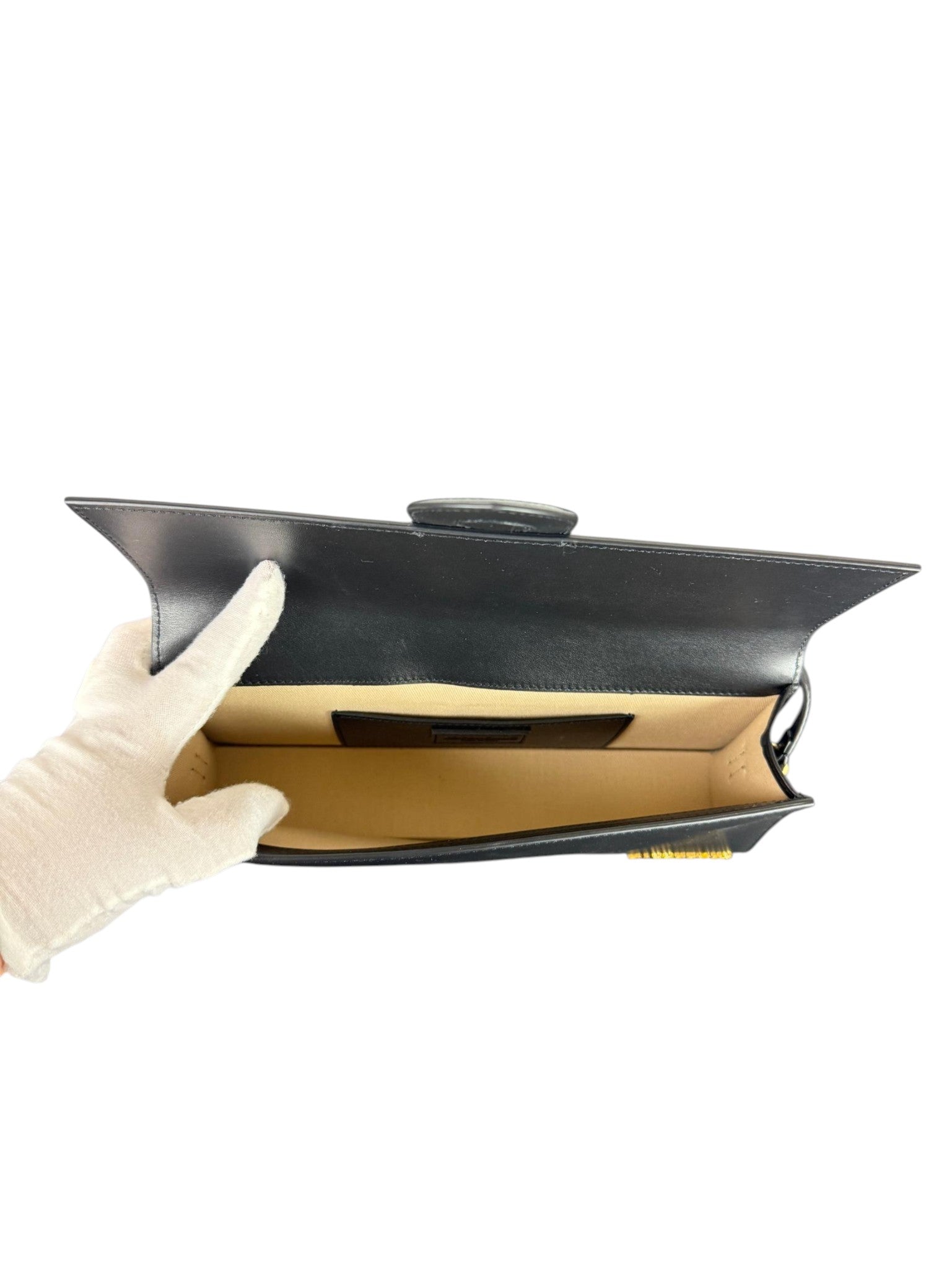Jacquemus Le Bambino Long Black Leather Bag