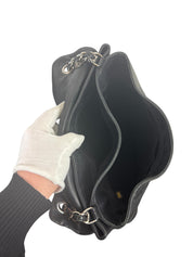 Chanel Black Quilted Calfskin Large Trianon Messenger Flap Bag