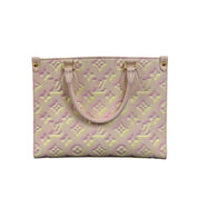 Louis Vuitton OnTheGo MM Monogram Empreinte Giant Tote Bag, Sunset
