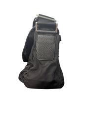 Prada Black Re-Nylon and Saffiano Leather Shoulder Messenger Bag