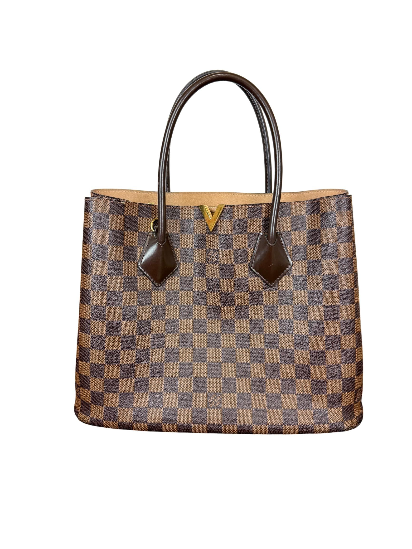 Louis Vuitton Damier Ebene Kensington Tote Bag