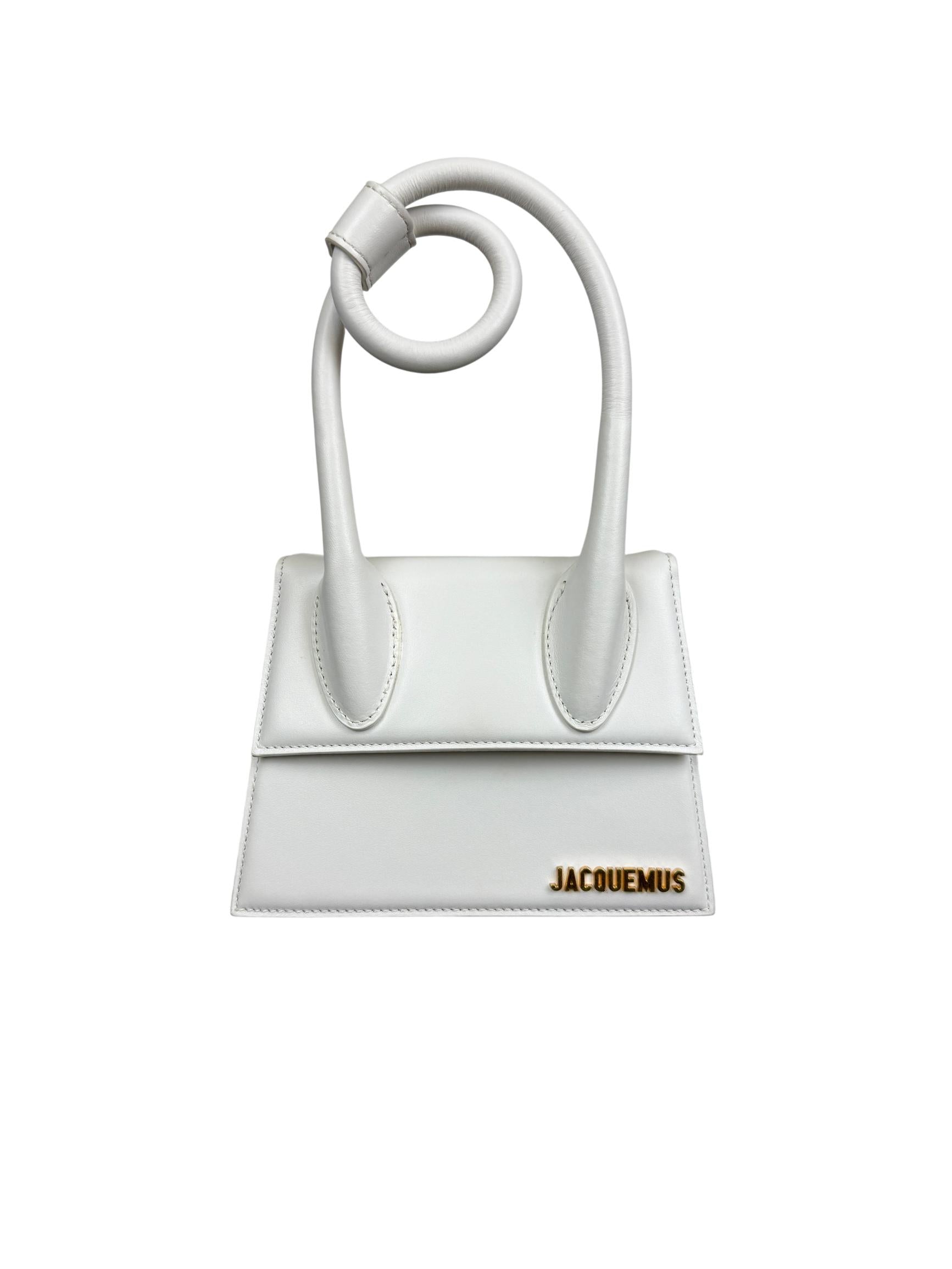 Jacquemus Le Chiquito White Leather Bag