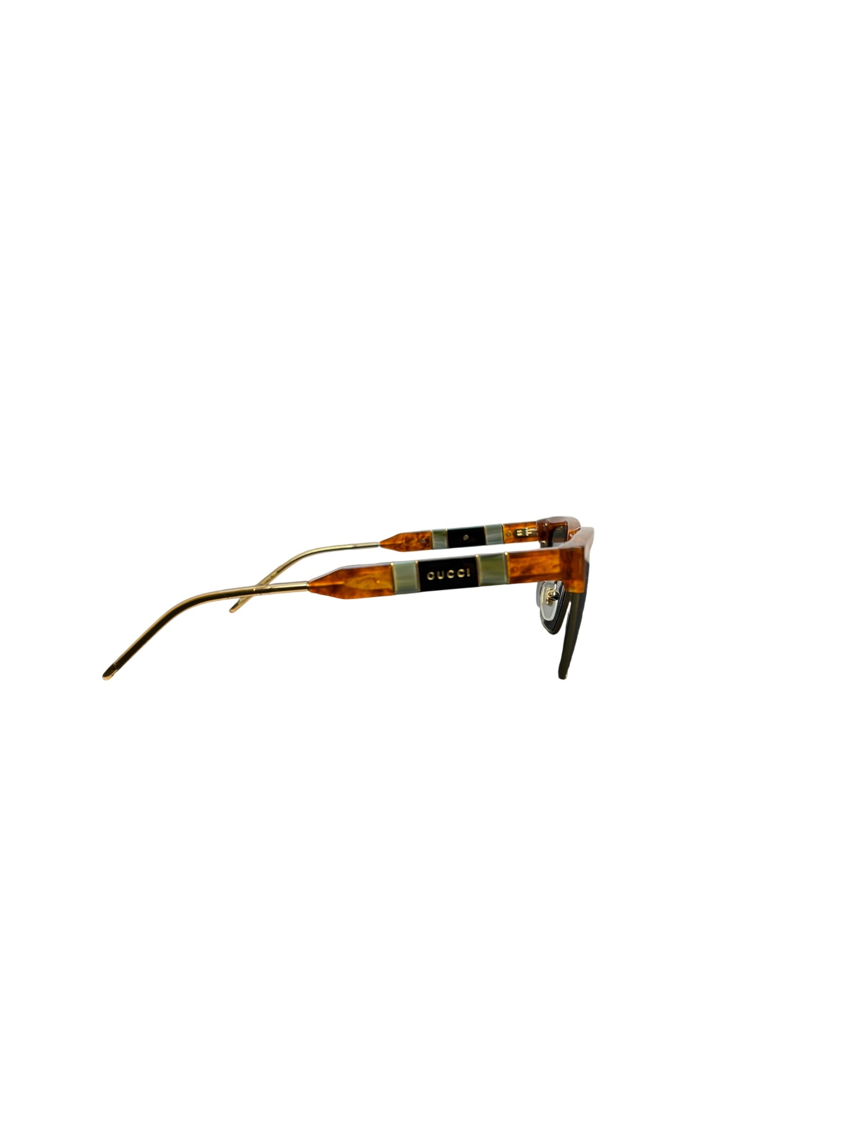 Gucci GG0603S Squared Aviator Sunglasses