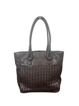 Vintage Bottega Veneta Intrecciato Small Leather Tote Bag