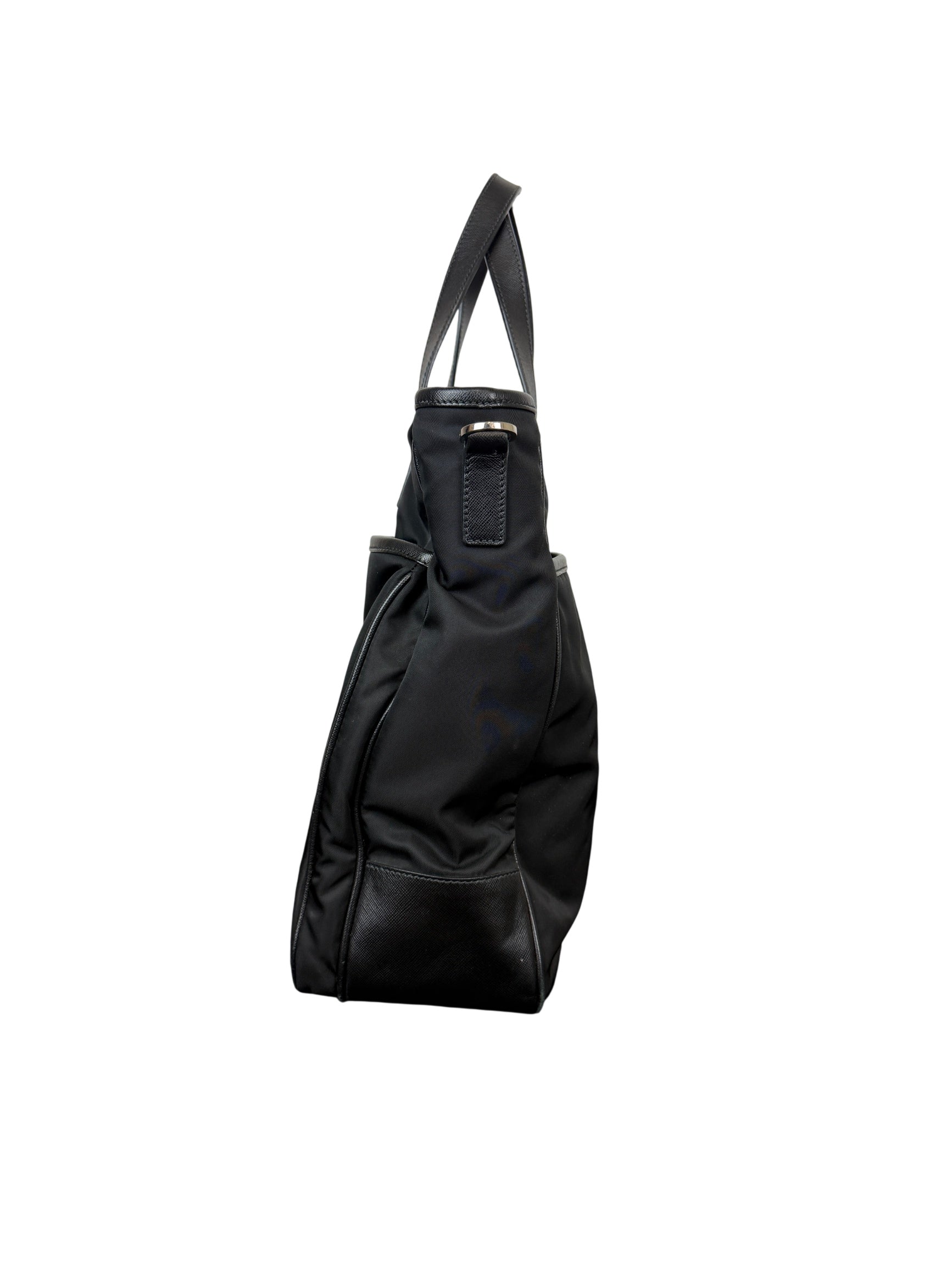 Prada Black Re-Nylon Tessuto Tote Bag
