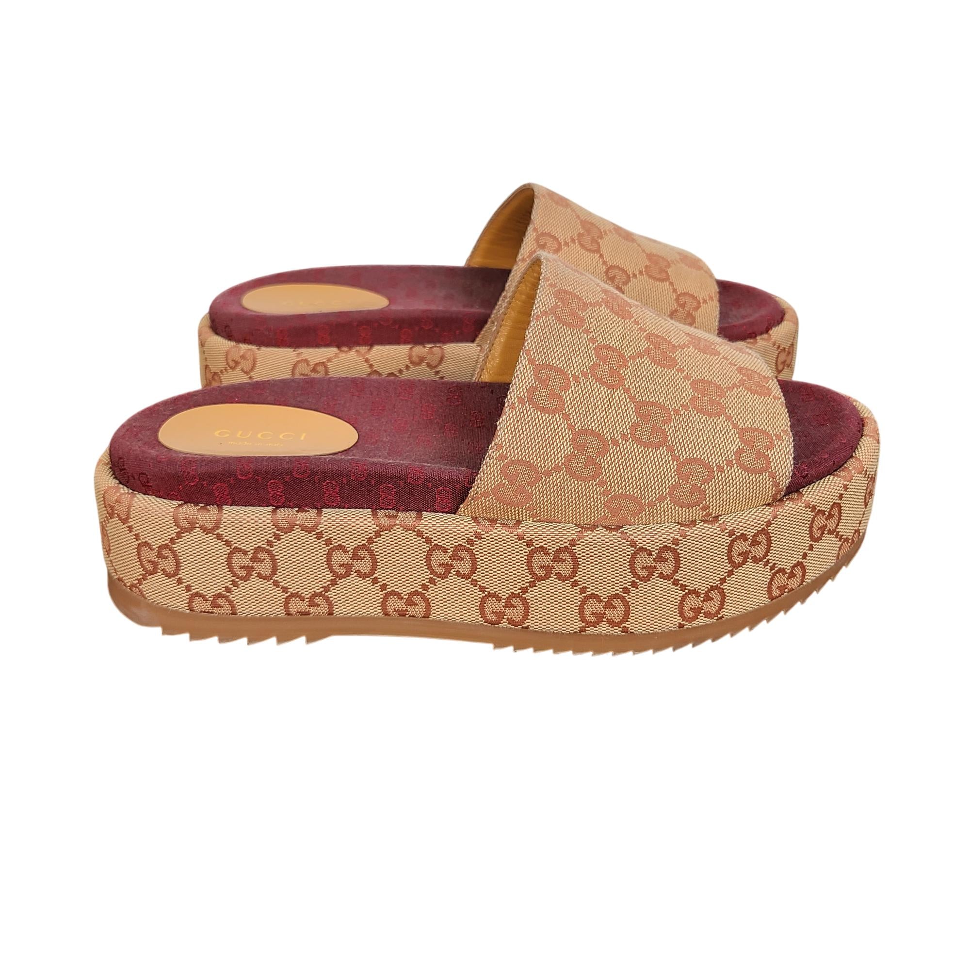 Gucci Angelina Platform Sandals