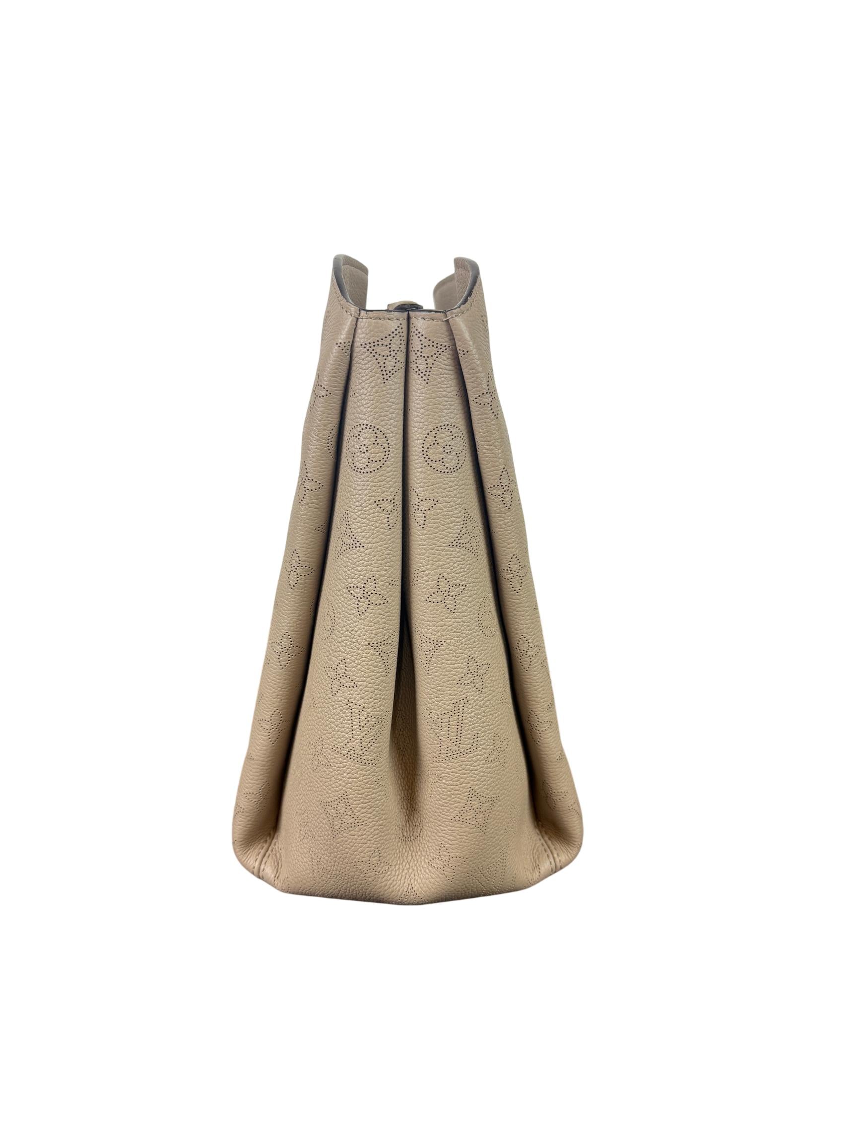 Louis Vuitton Galet Monogram Mahina Leather Babylone PM Bag