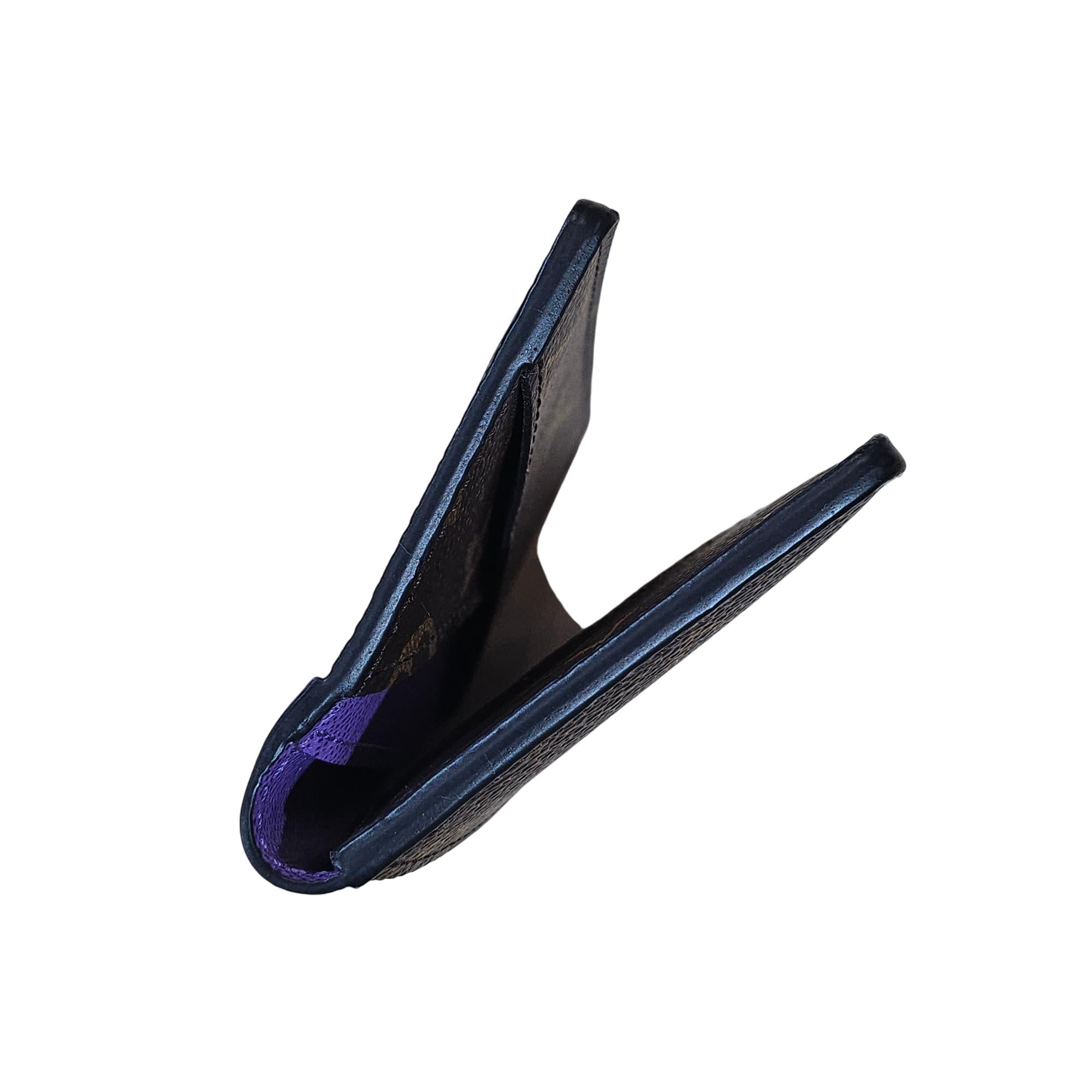 Louis Vuitton x Virgil Abloh Pocket Organizer Monogram & Purple Leather