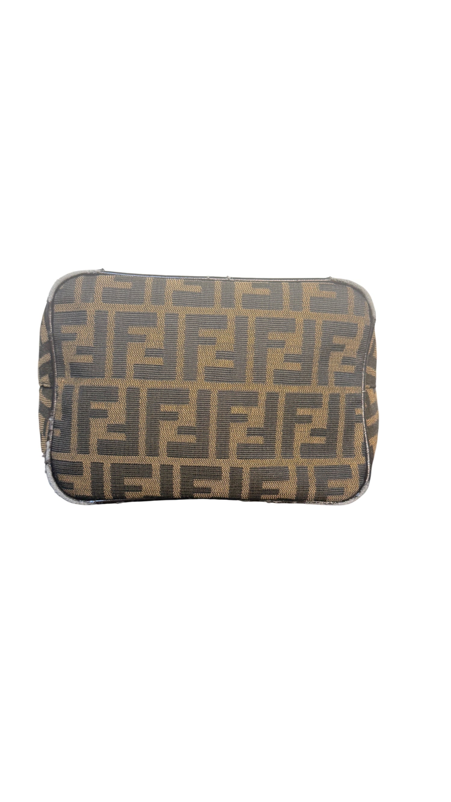 Fendi Vintage Zucca Canvas Shoulder Bag