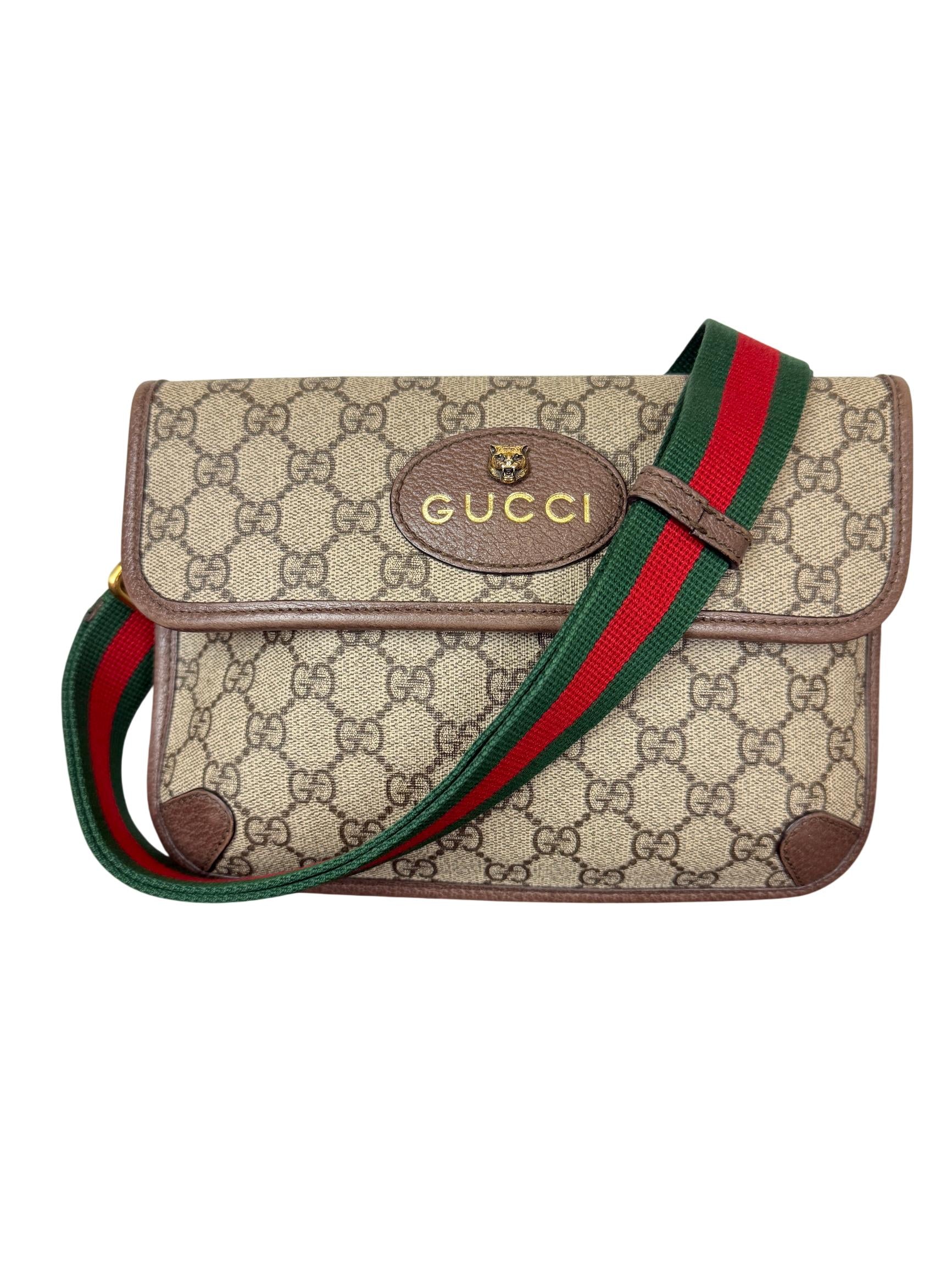 Gucci GG Supreme Monogram Canvas Neo Vintage Belt Bag