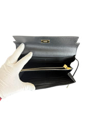 Hermes Kelly Wallet To Go Black Epsom Leather