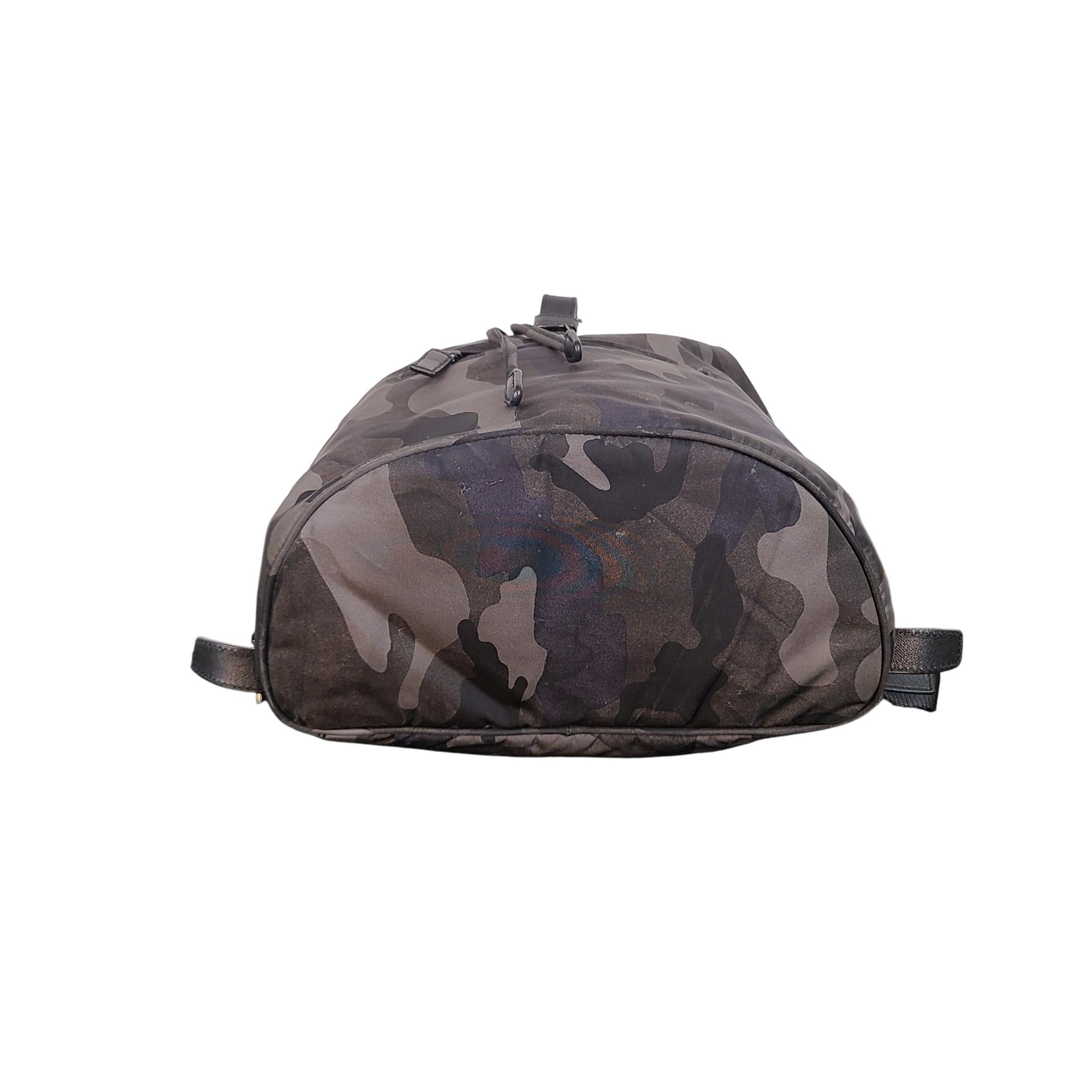 Prada Tessuto Nylon Camouflage Backpack