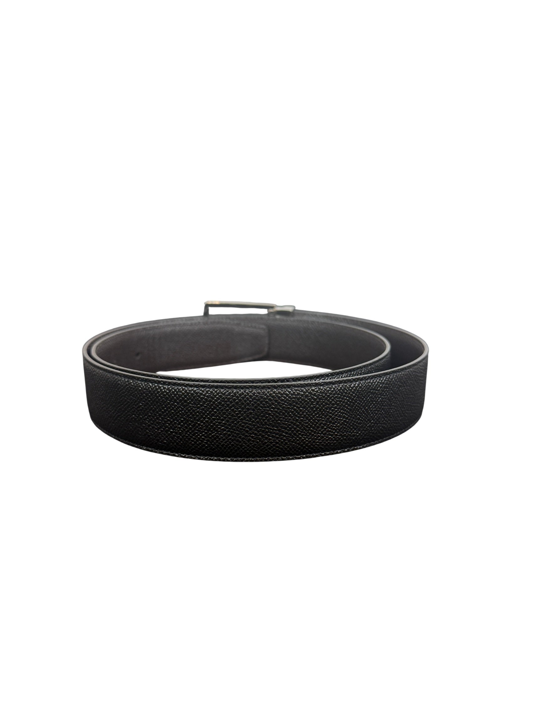 Salvatore Ferragamo Gancini Reversible Black & Brown Leather Belt