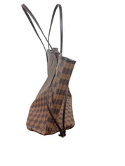 Louis Vuitton Neverfull GM Damier Ebene Canvas Large Tote Bag