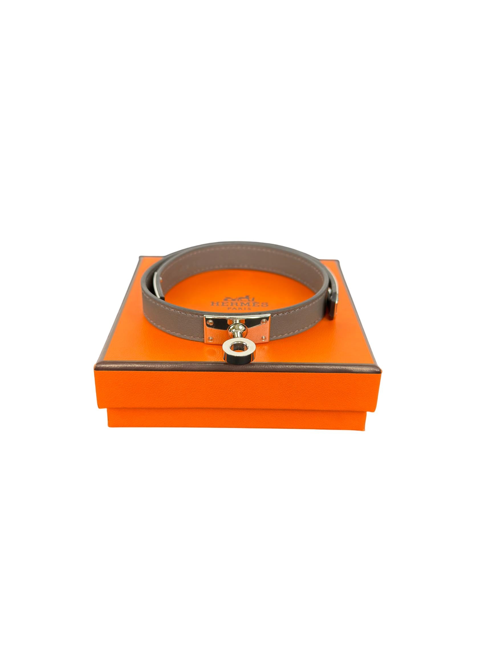 Hermès Kelly Double Tour Leather Bracelet