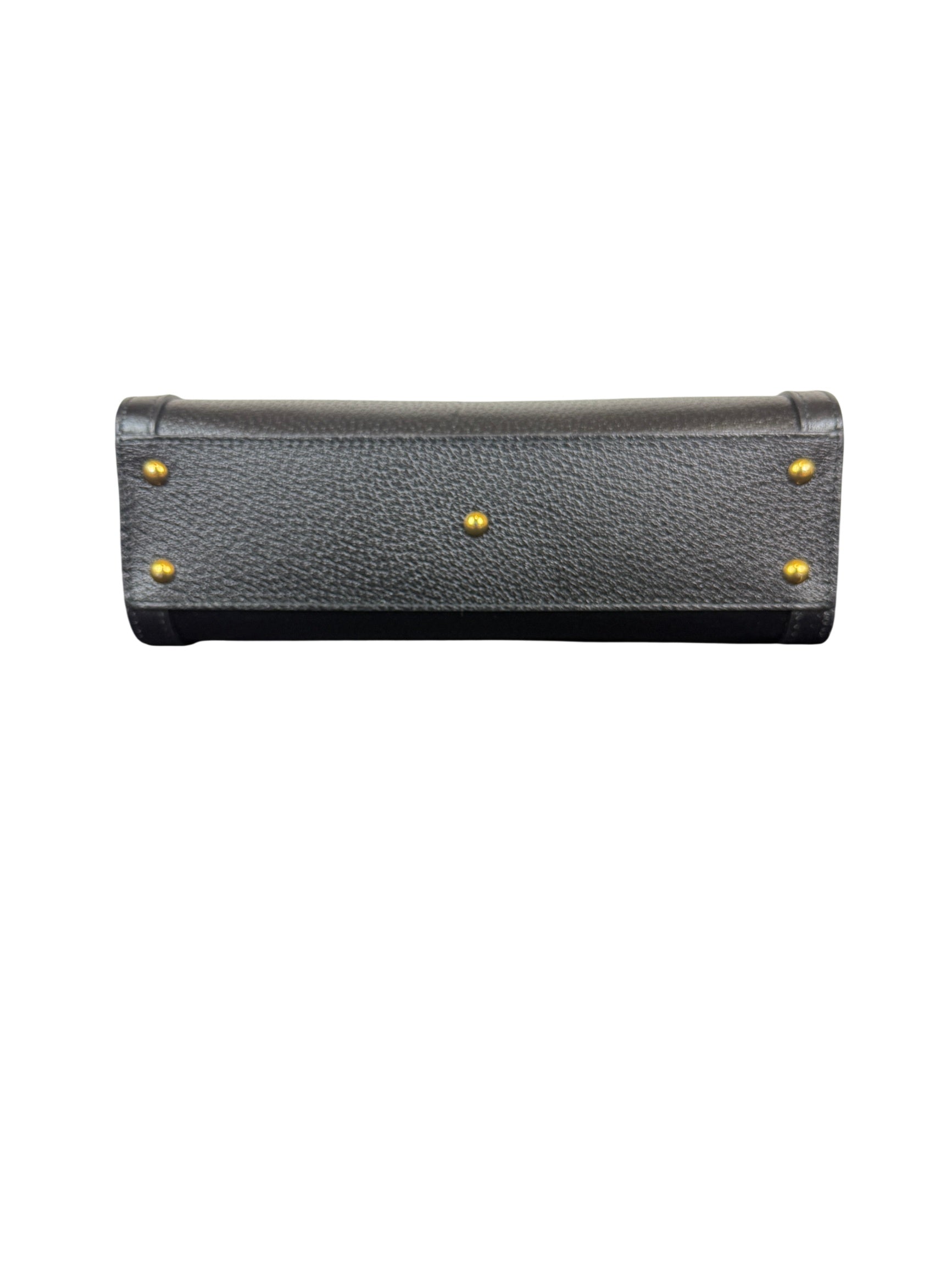 Gucci Diana East West Black Leather and Bamboo Handle Tote Bag