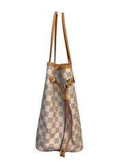 Louis Vuitton Neverfull MM Damier Azur Canvas Tote