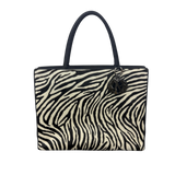 Dior Zebra Print Pony Hair Tote Bag