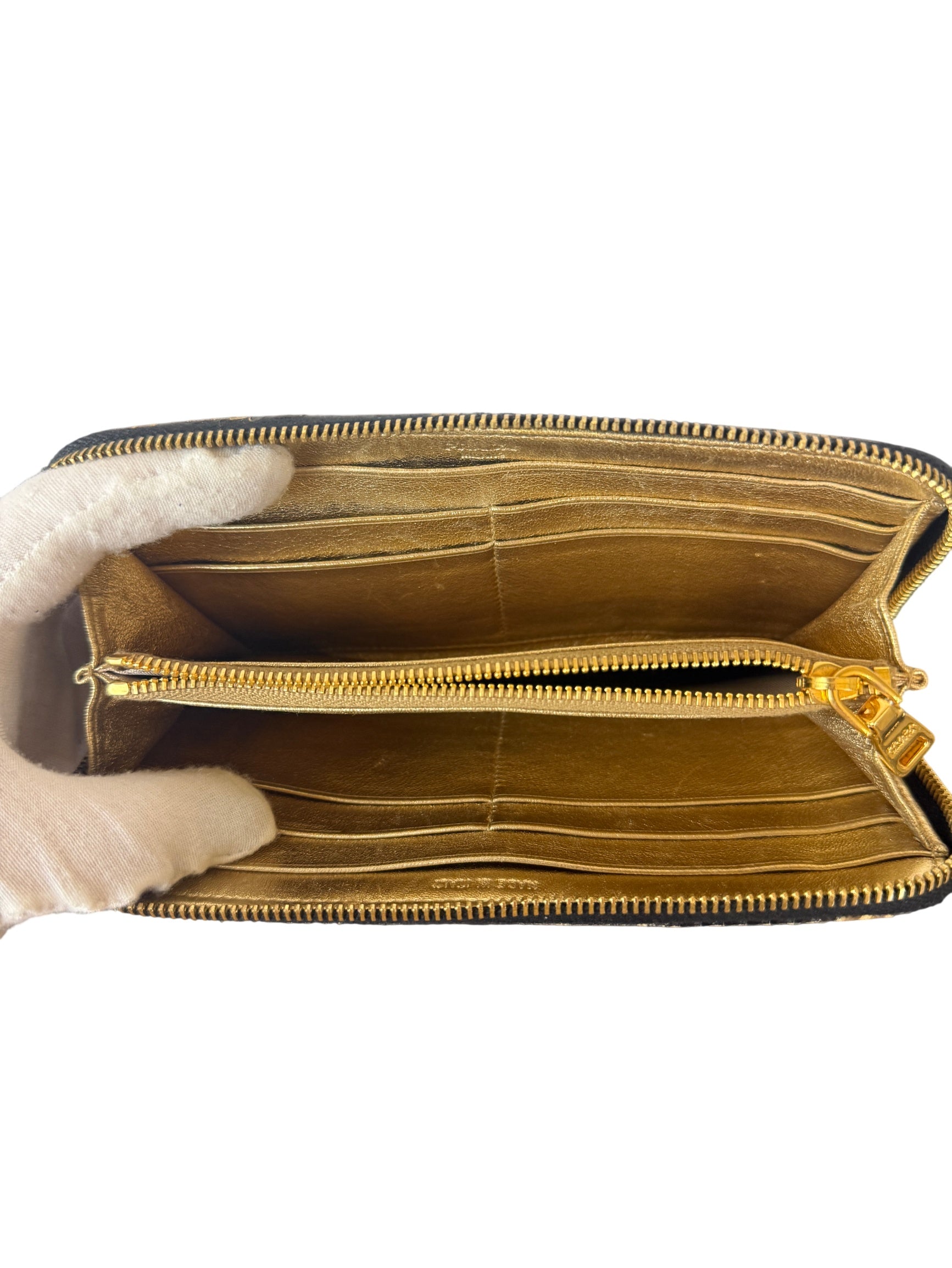 Prada Python Continental Zip-Around Wallet – The Luxury Exchange PDX