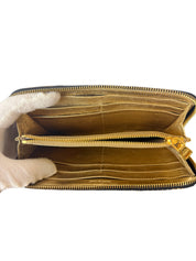 Prada Python Continental Zip-Around Wallet