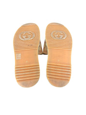 Gucci GG Monogram Canvas Angelina Platform Slide Sandals