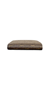 Saint Laurent Monogram Leather-Trimmed Coated Canvas Bifold Wallet