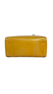 Dior Lady Dior Patent Leather Handbag