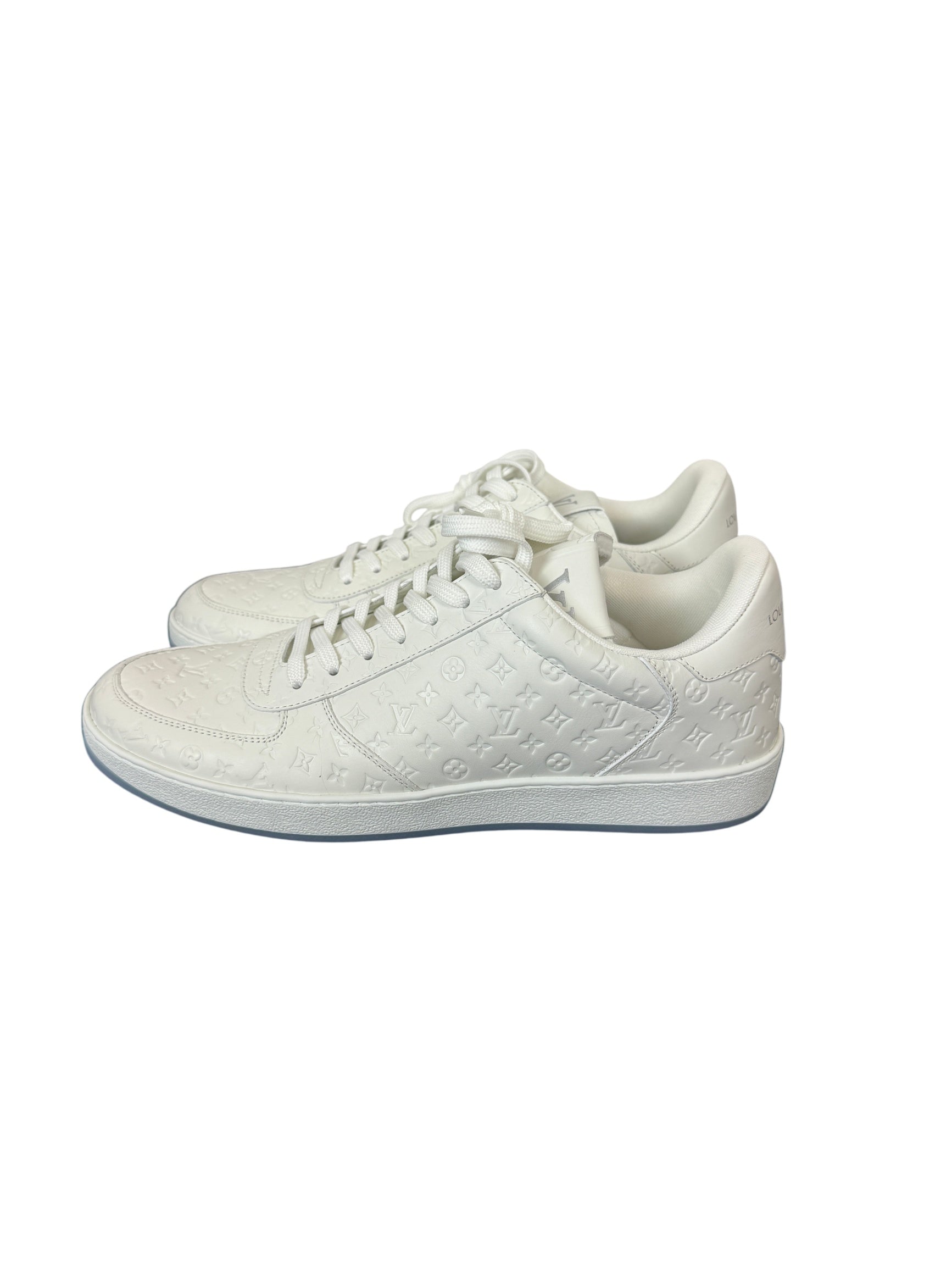 Louis Vuitton Rivoli Sneaker 'White Mini Monogram' Men's Size 8.5