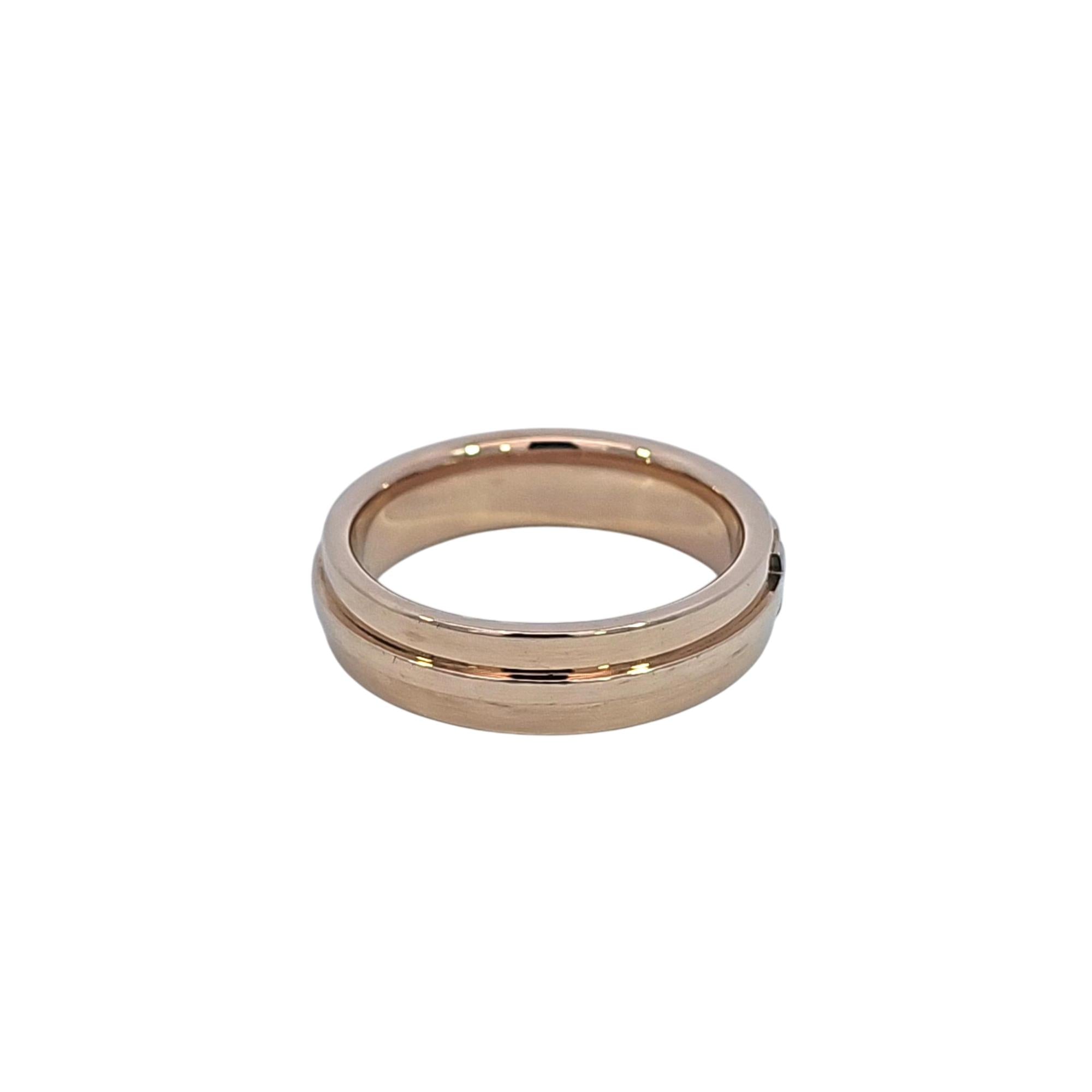 Tiffany & Co. "T" Wide Ring in 18k Rose Gold