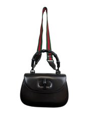 Gucci Bamboo 1947 Black Leather Handbag
